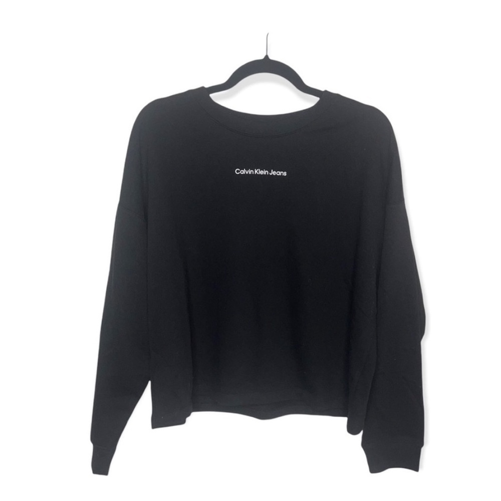 CALVIN KLEIN JEANS Black Sweatshirt L NWT